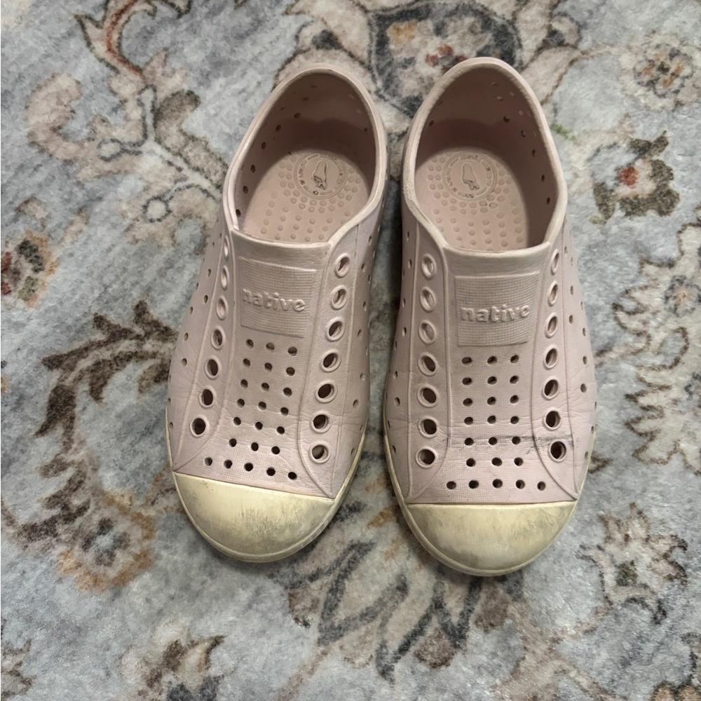 Native Pink Perforated Slip-Ons
